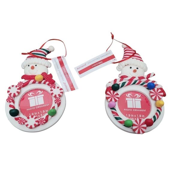 Ashland candy theme snowman ornaments - Picture 1 of 2